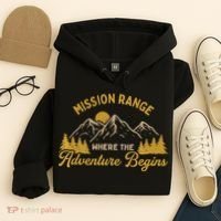 Mission Range Where The Adventure Begin Hiking Moutain Hoodie thumb 4