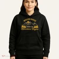 Mission Range Where The Adventure Begin Hiking Moutain Hoodie thumb 5