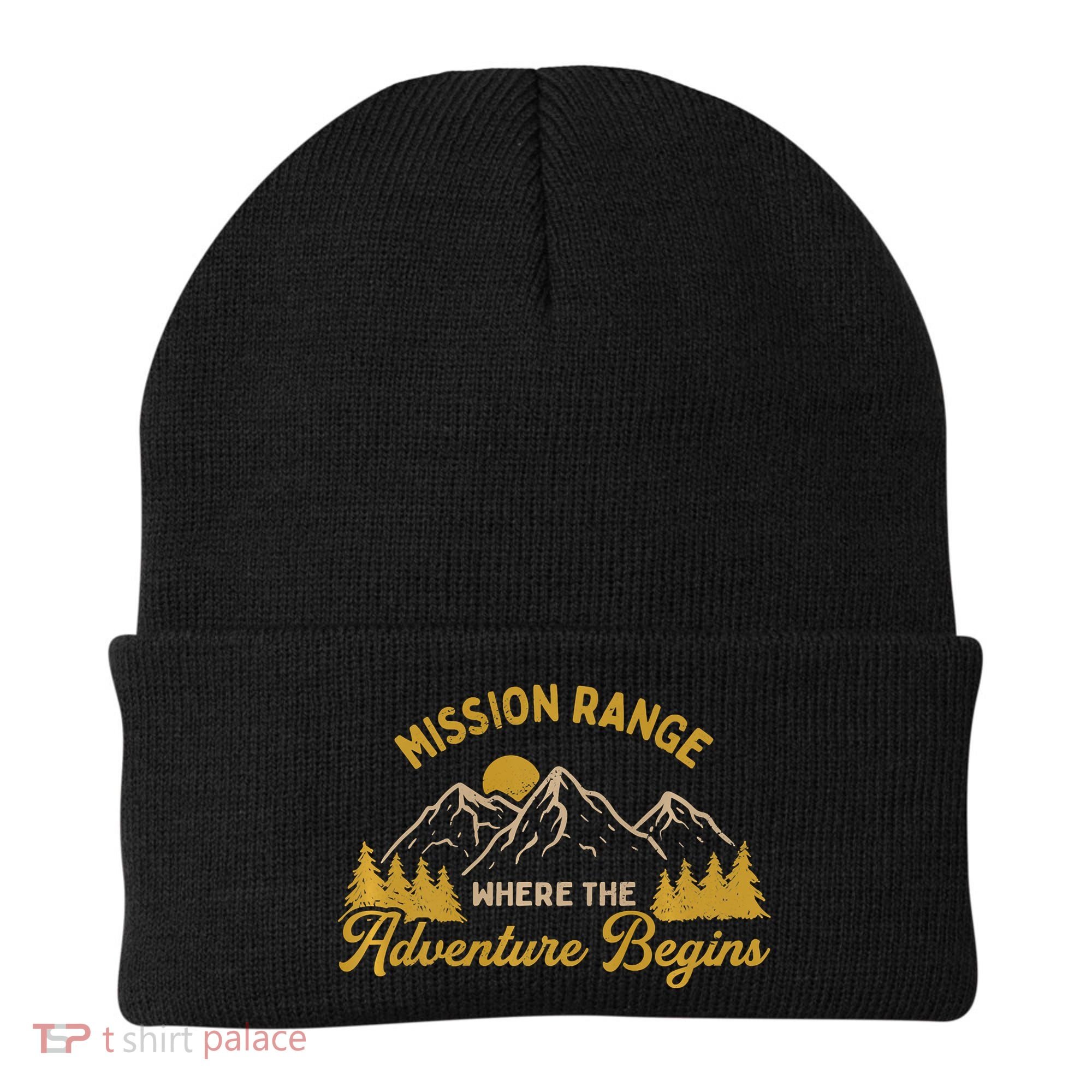 Mission Range Where The Adventure Begin Hiking Moutain Beanie