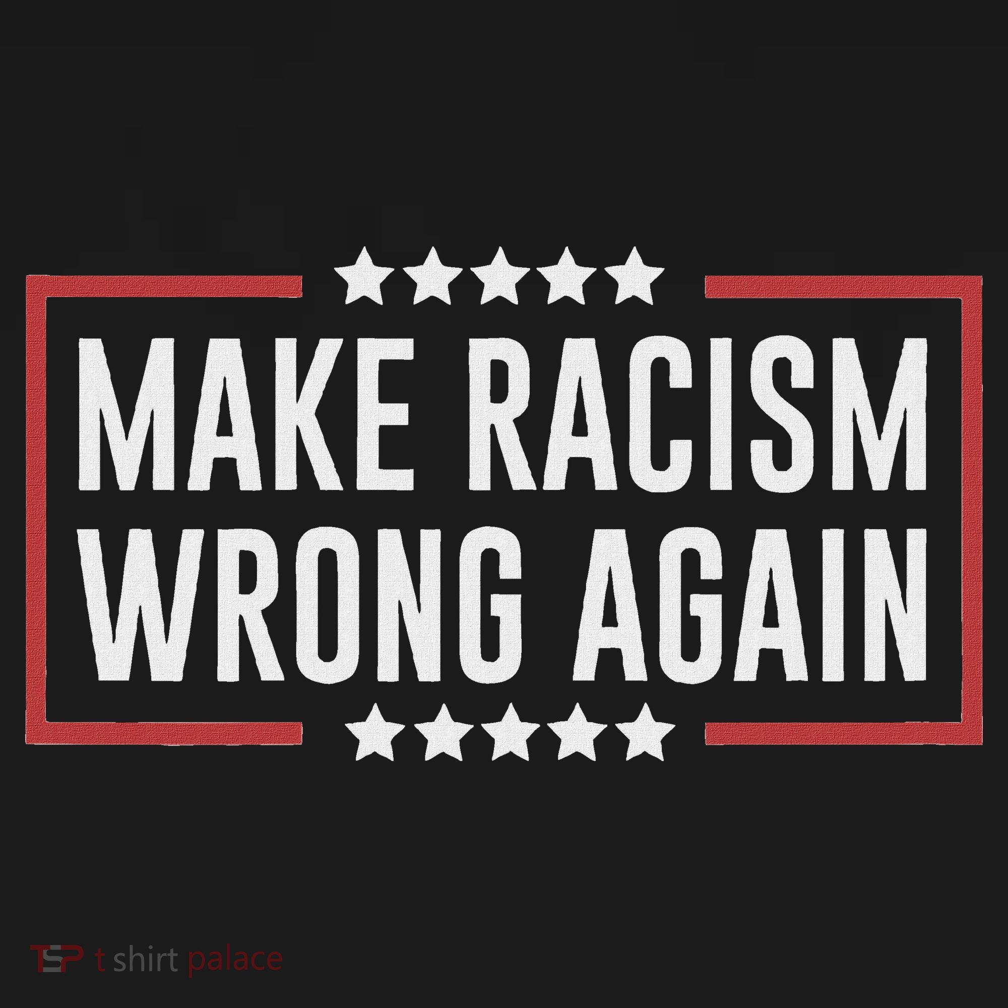Make Racism Wrong Again Anti Hate Resist Anti Trump Doggie Tank