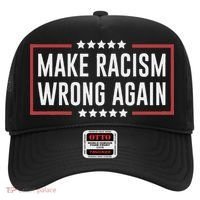 Make Racism Wrong Again Anti Hate Resist Anti Trump Hat thumb 0