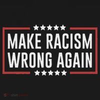Make Racism Wrong Again Anti Hate Resist Anti Trump Kids Sweatshirt thumb 2