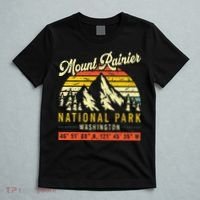 Mount Rainier Washington Vintage Retro National Park T-Shirt thumb 5