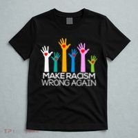 Make Racism Wrong Again Anti Trump Anti Hate T-Shirt thumb 5