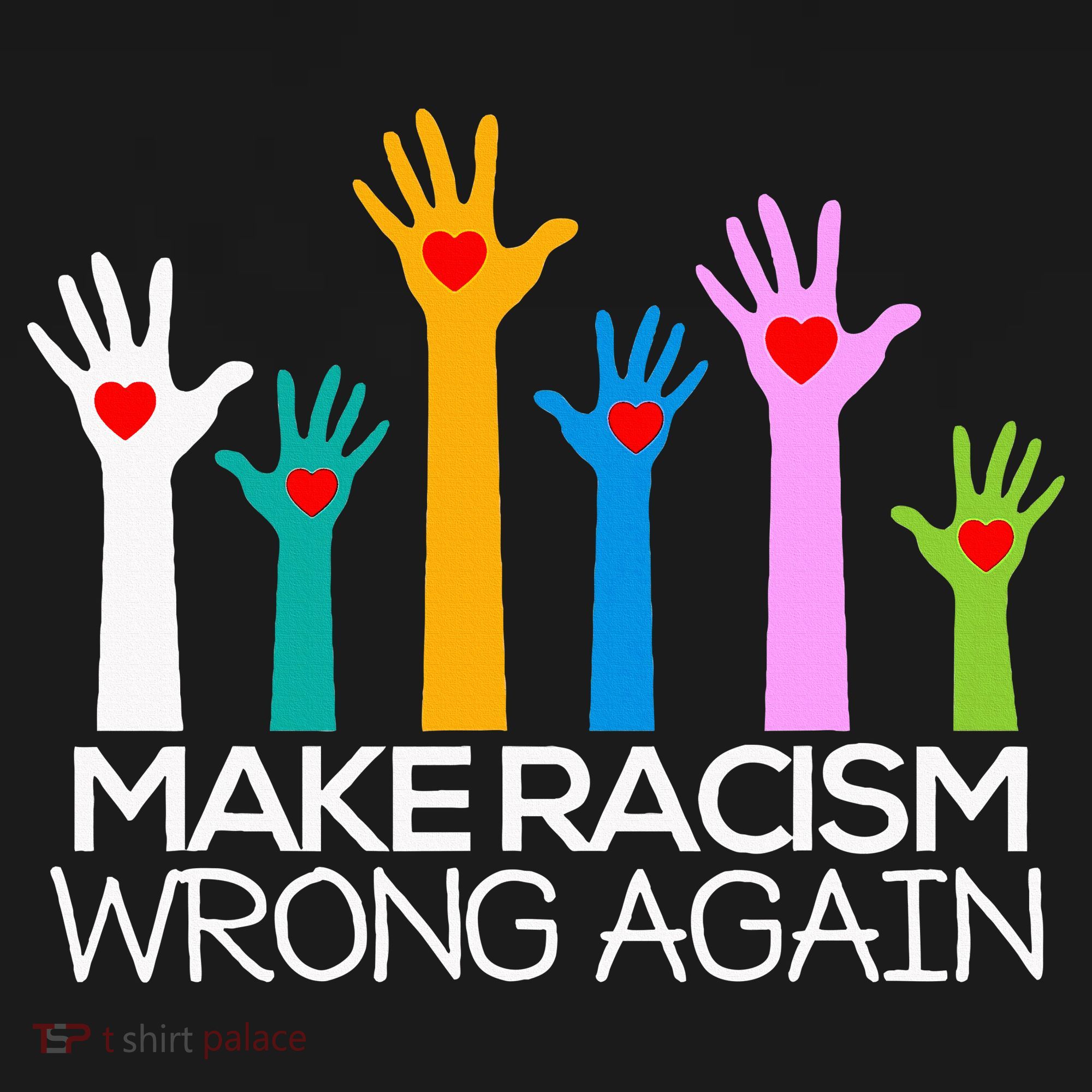Make Racism Wrong Again Anti Trump Anti Hate Polo