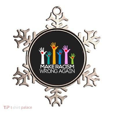 Make Racism Wrong Again Anti Trump Anti Hate Ornament