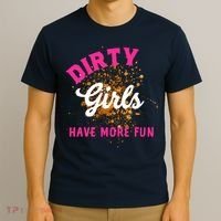Mud Runs Wo 5k Mud Race Dirty Girl Have More Fun T-Shirt thumb 3