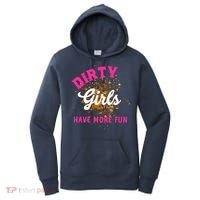 Mud Runs Wo 5k Mud Race Dirty Girl Have More Fun Women's Hoodie thumb 0