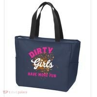 Mud Runs Wo 5k Mud Race Dirty Girl Have More Fun Tote Bag thumb 3