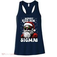 Merry Riz Z Mas Sigmas Funny Gen Alpha Xmas Santa Christmas Women's Tank Top thumb 0