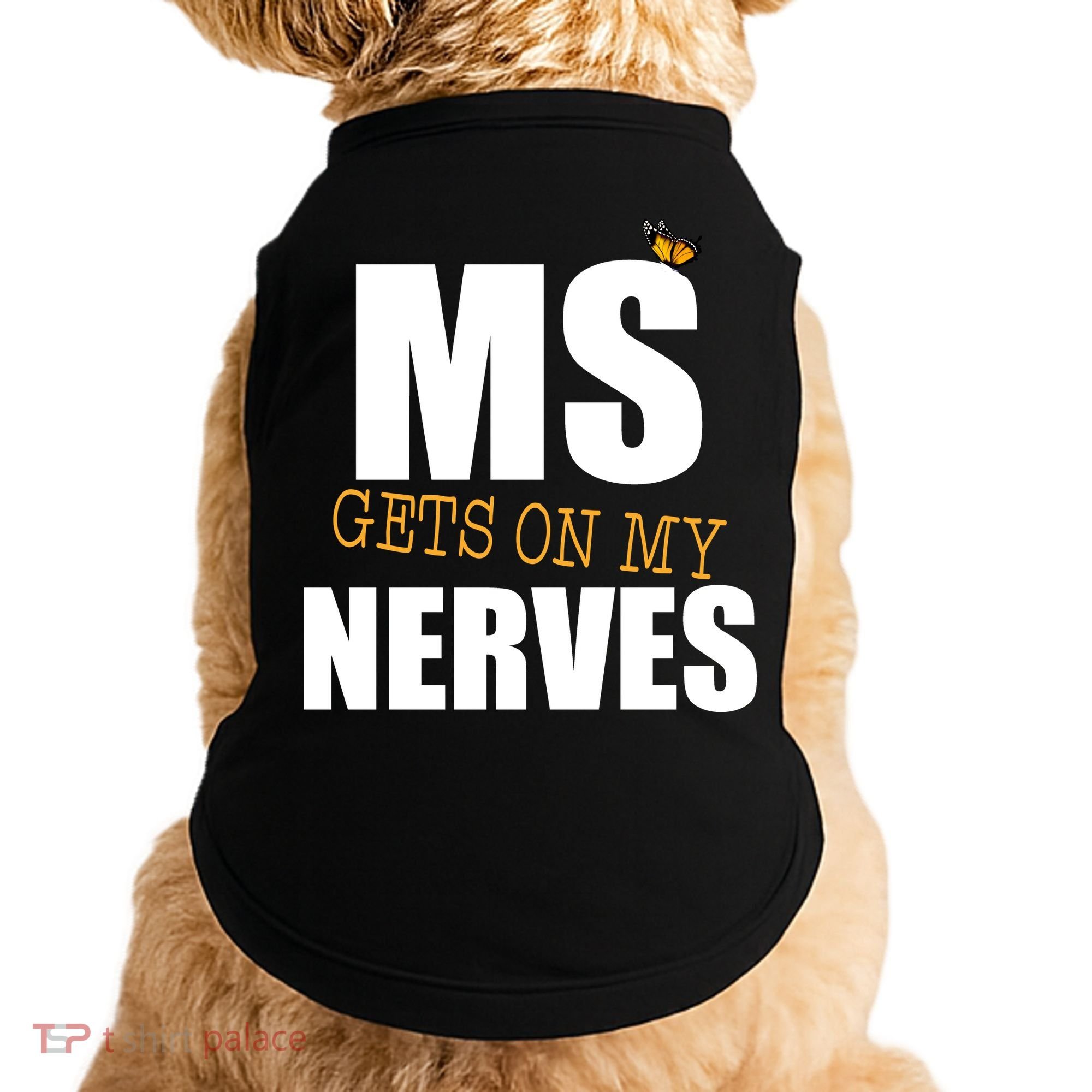 MS Gets On My Nerves Multiple Sclerosis Doggie Tank