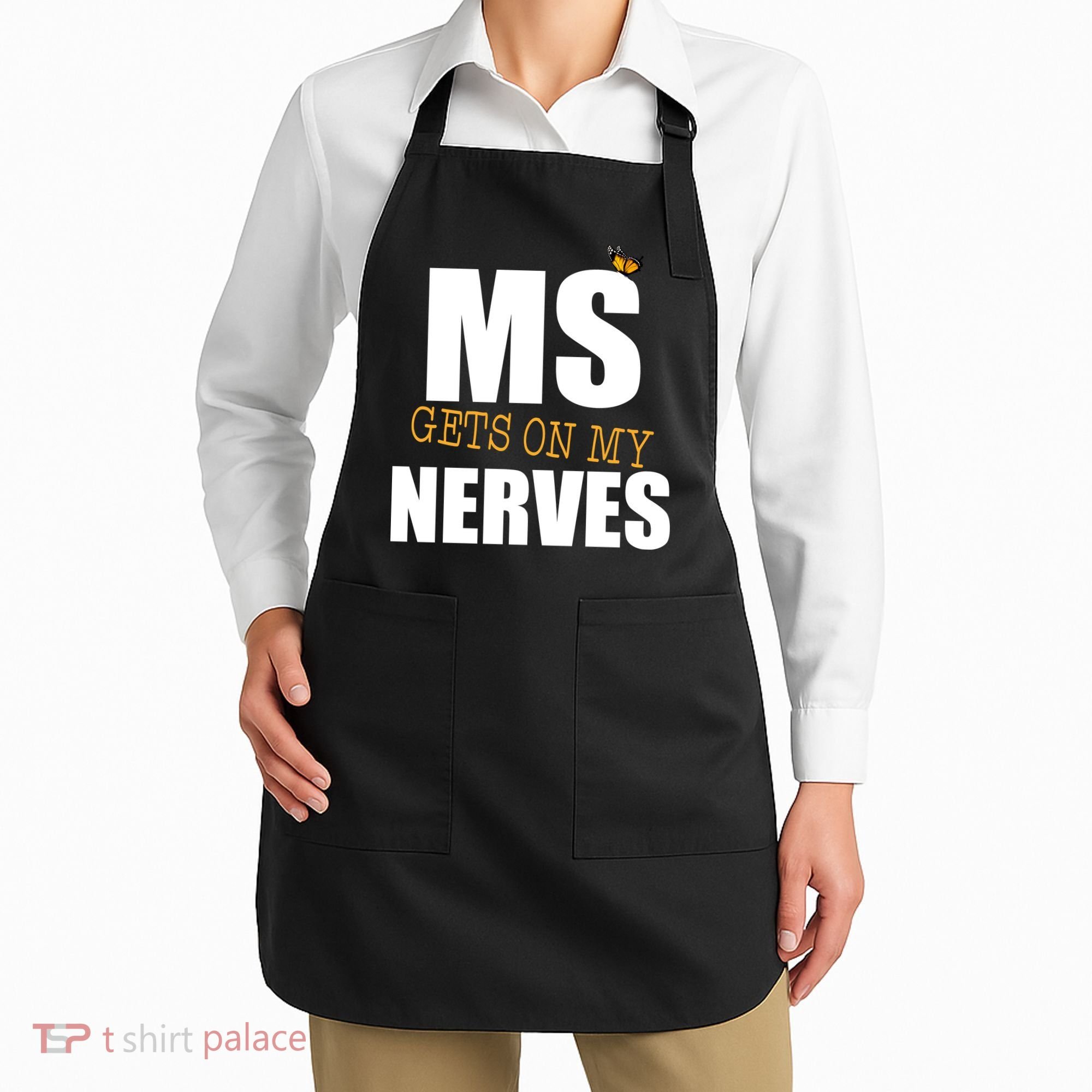 MS Gets On My Nerves Multiple Sclerosis Apron