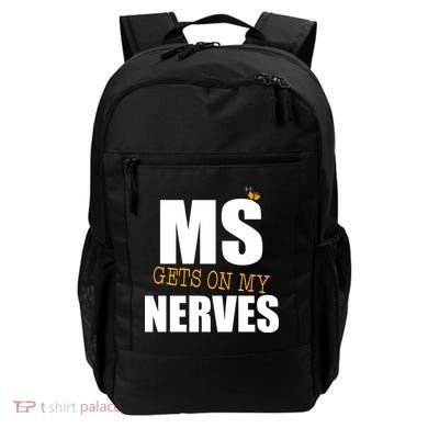 MS Gets On My Nerves Multiple Sclerosis Backpack