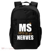 MS Gets On My Nerves Multiple Sclerosis Backpack thumb 0