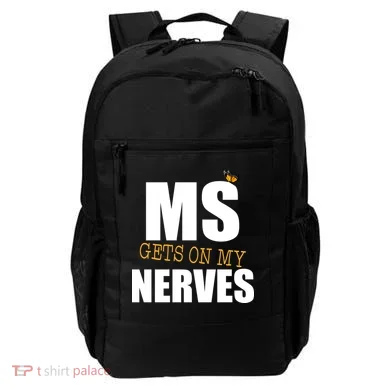 MS Gets On My Nerves Multiple Sclerosis Backpack