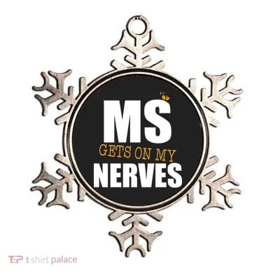 MS Gets On My Nerves Multiple Sclerosis Ornament