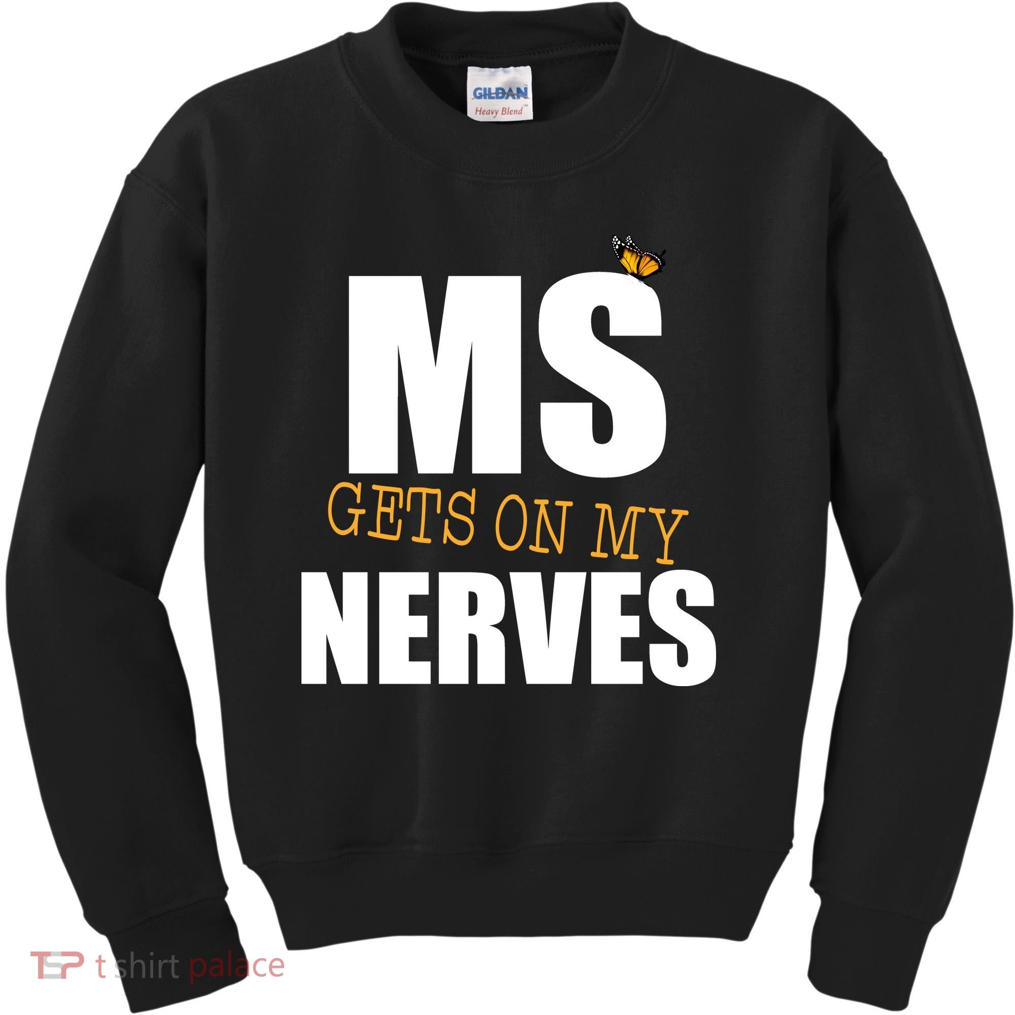 MS Gets On My Nerves Multiple Sclerosis Kids Sweatshirt