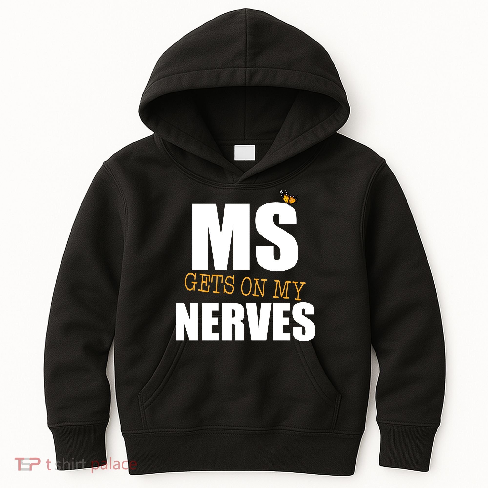 MS Gets On My Nerves Multiple Sclerosis Kids Hoodie