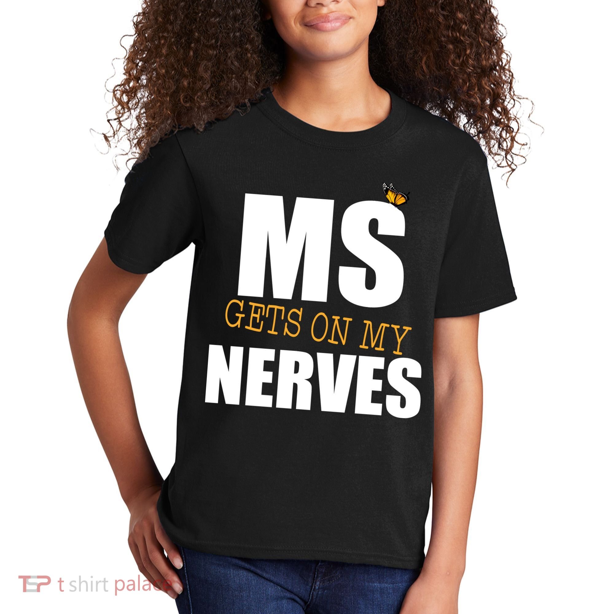 MS Gets On My Nerves Multiple Sclerosis Kids T-Shirt