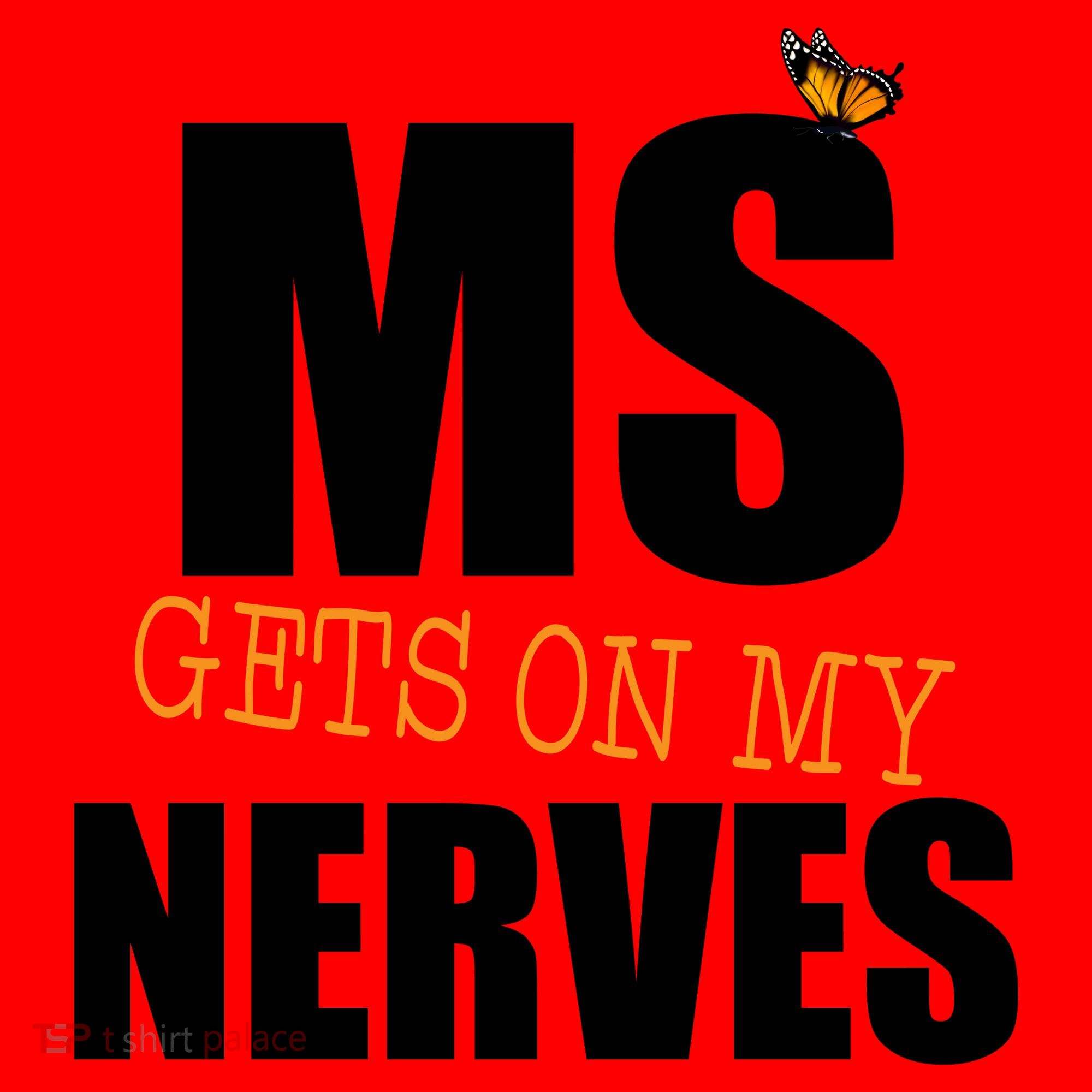 MS Gets On My Nerves Multiple Sclerosis Santa Hat