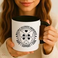 MS Multiple Sclerosis Awareness Hope Support Cure Coffee Mug thumb 3