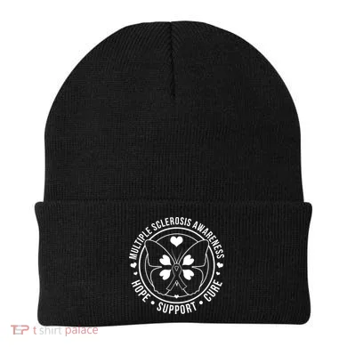 MS Multiple Sclerosis Awareness Hope Support Cure Beanie