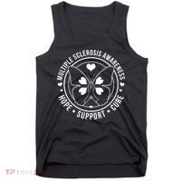 MS Multiple Sclerosis Awareness Hope Support Cure Tank Top thumb 0