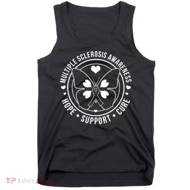MS Multiple Sclerosis Awareness Hope Support Cure Tank Top
