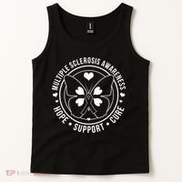 MS Multiple Sclerosis Awareness Hope Support Cure Tank Top thumb 2