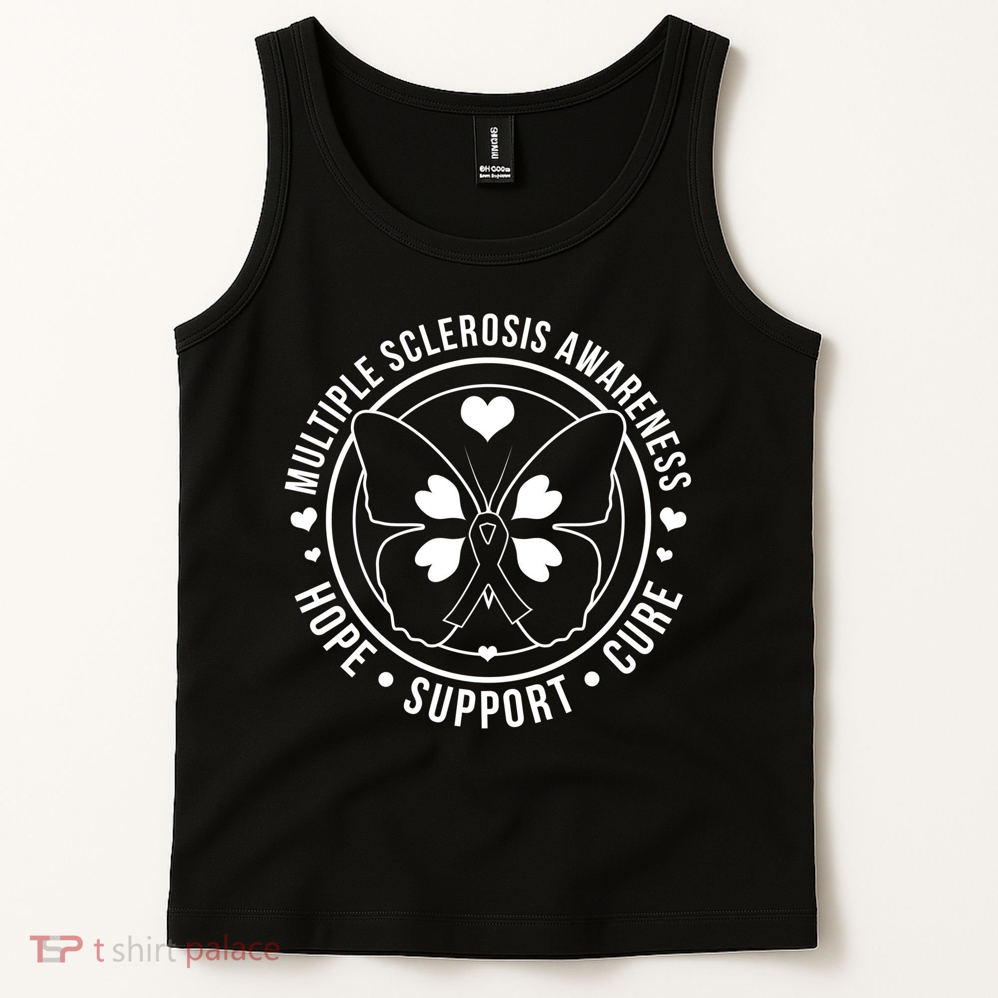 MS Multiple Sclerosis Awareness Hope Support Cure Tank Top