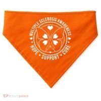 MS Multiple Sclerosis Awareness Hope Support Cure USA-Made Doggie Bandana thumb 0
