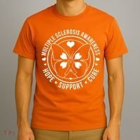MS Multiple Sclerosis Awareness Hope Support Cure T-Shirt thumb 3