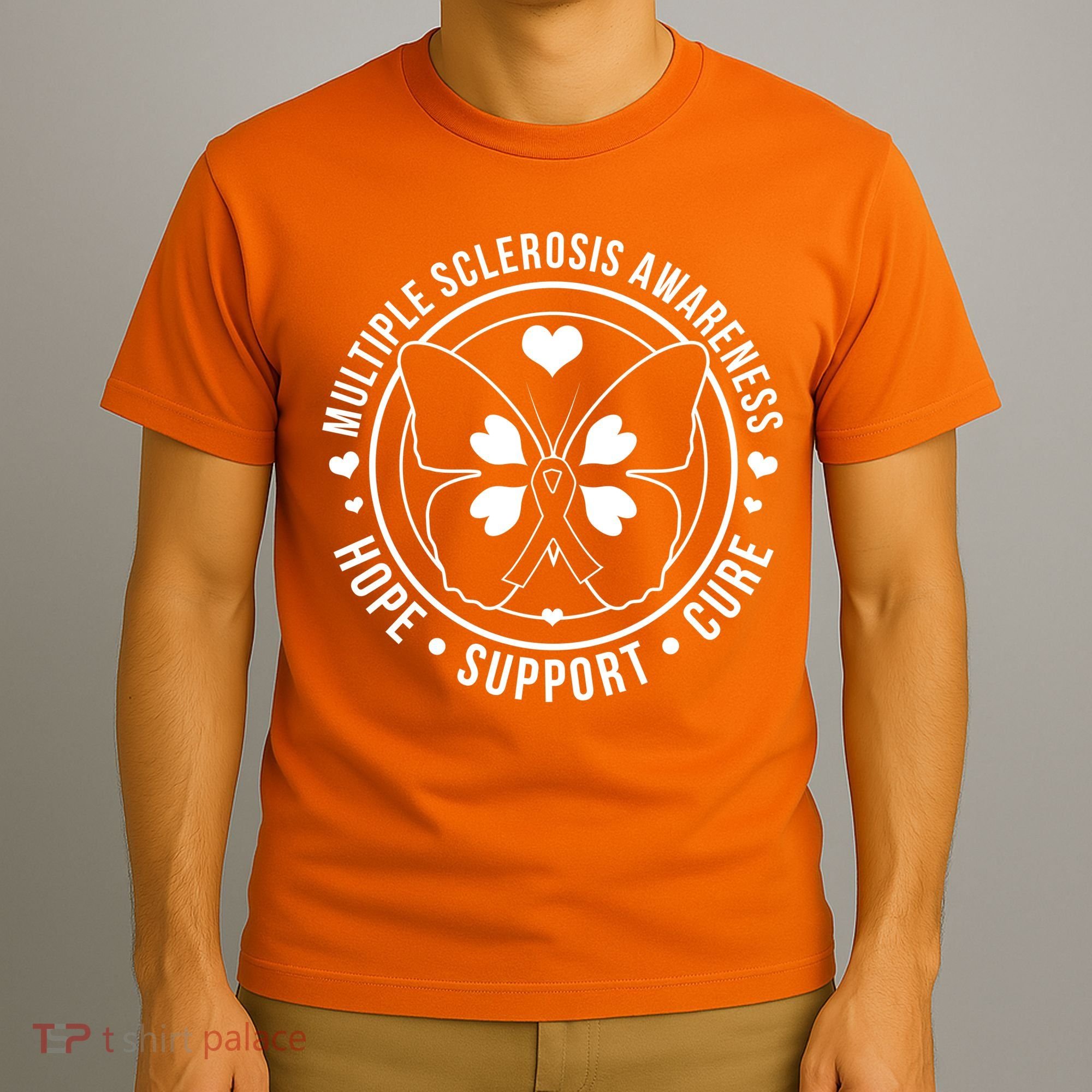MS Multiple Sclerosis Awareness Hope Support Cure T-Shirt