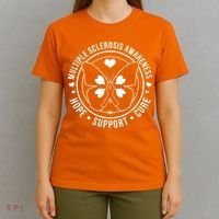 MS Multiple Sclerosis Awareness Hope Support Cure T-Shirt thumb 4