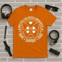 MS Multiple Sclerosis Awareness Hope Support Cure T-Shirt thumb 5