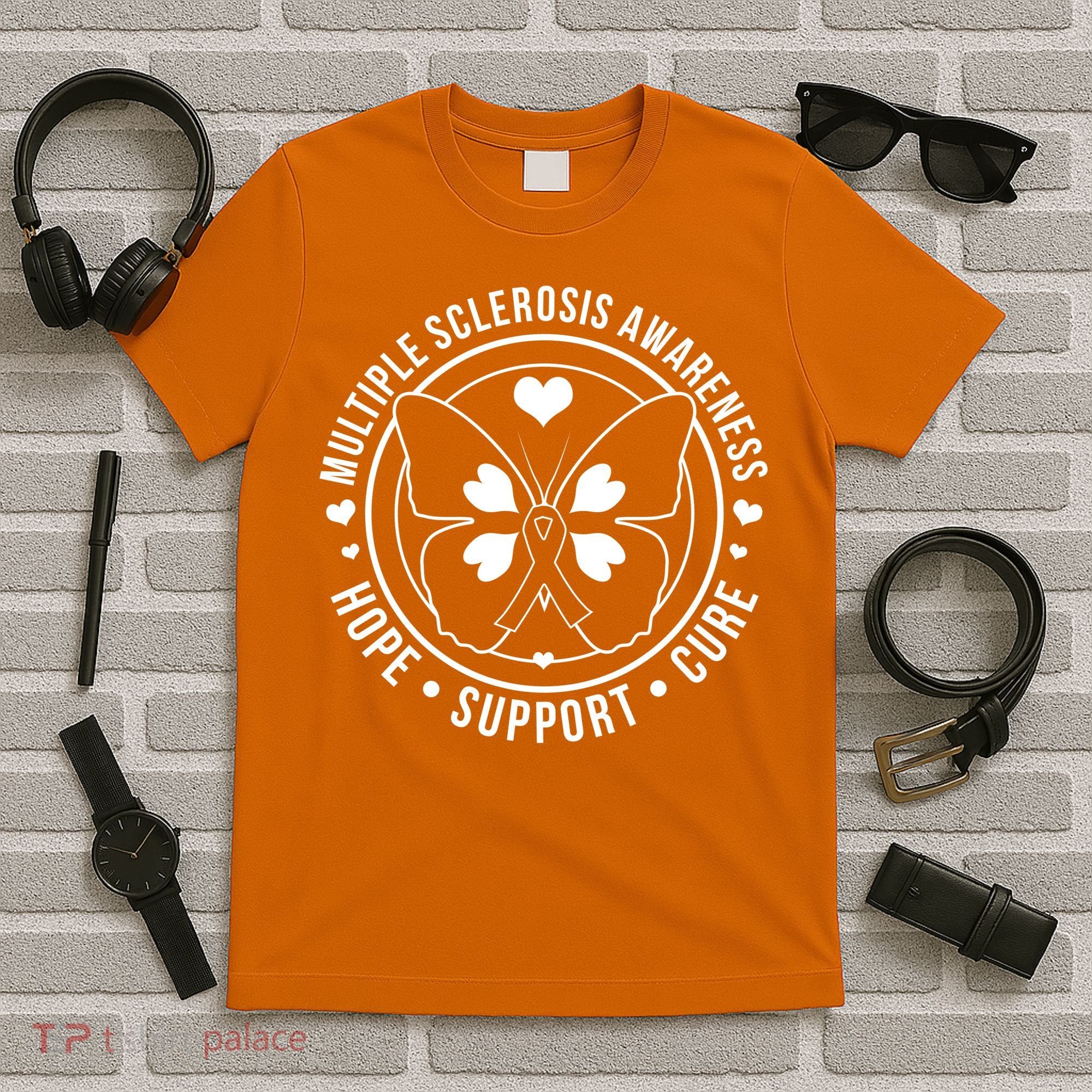 MS Multiple Sclerosis Awareness Hope Support Cure T-Shirt