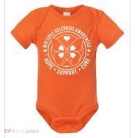 MS Multiple Sclerosis Awareness Hope Support Cure Baby Bodysuit thumb 0
