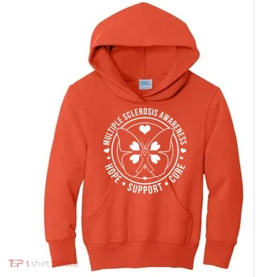 MS Multiple Sclerosis Awareness Hope Support Cure Kids Hoodie