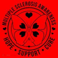 MS Multiple Sclerosis Awareness Hope Support Cure Santa Hat thumb 1