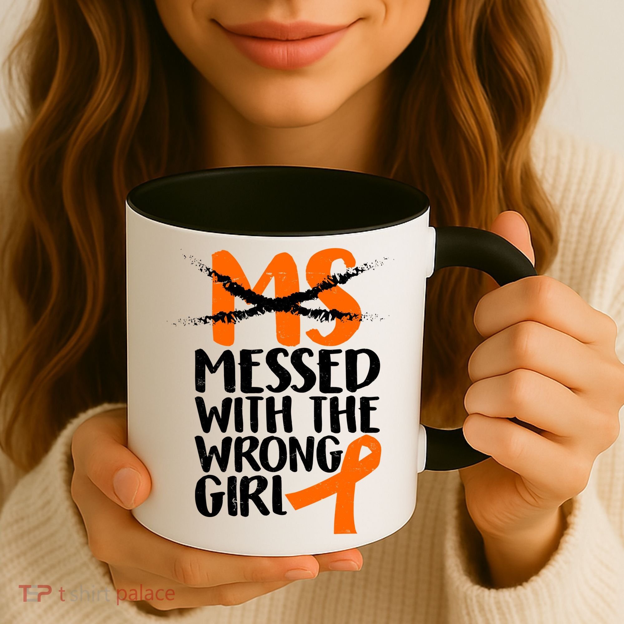 MS Multiple Sclerosis Messed With The Wrong Chick Coffee Mug