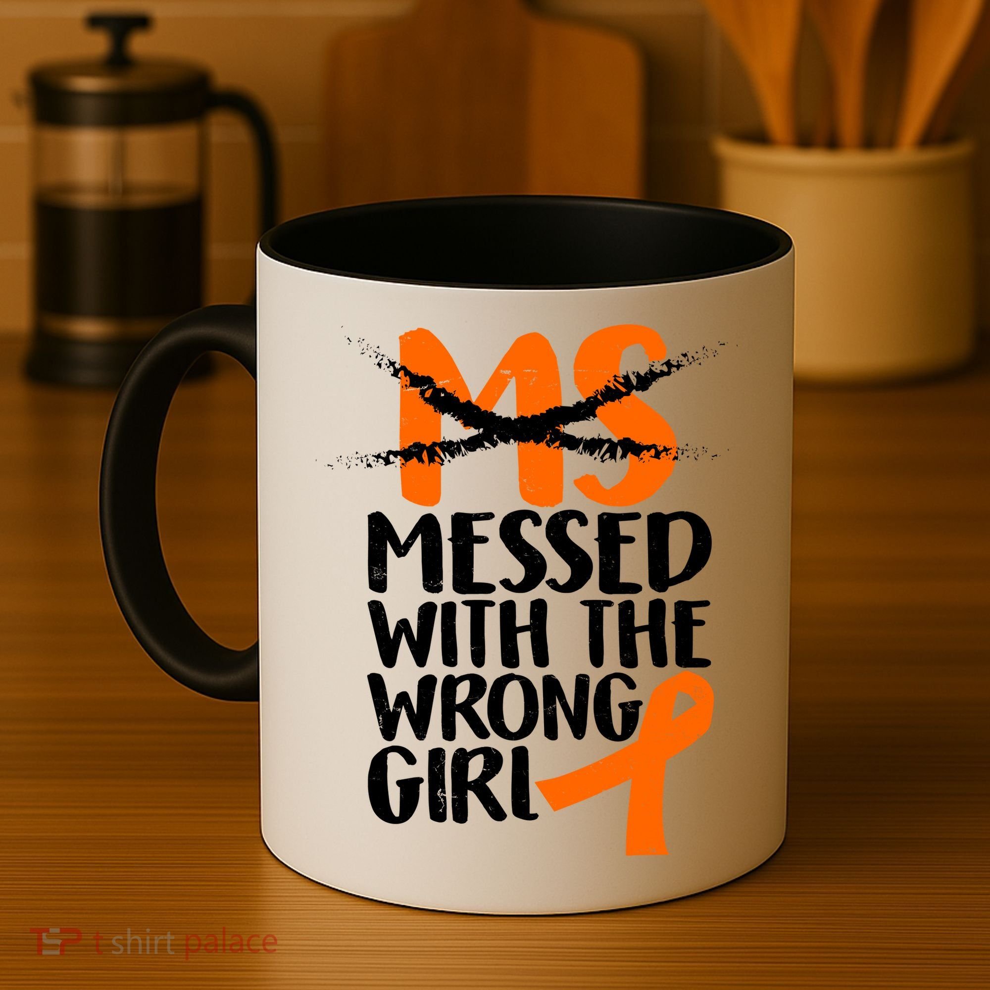 MS Multiple Sclerosis Messed With The Wrong Chick Coffee Mug
