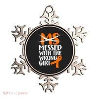 MS Multiple Sclerosis Messed With The Wrong Chick Ornament thumb 0
