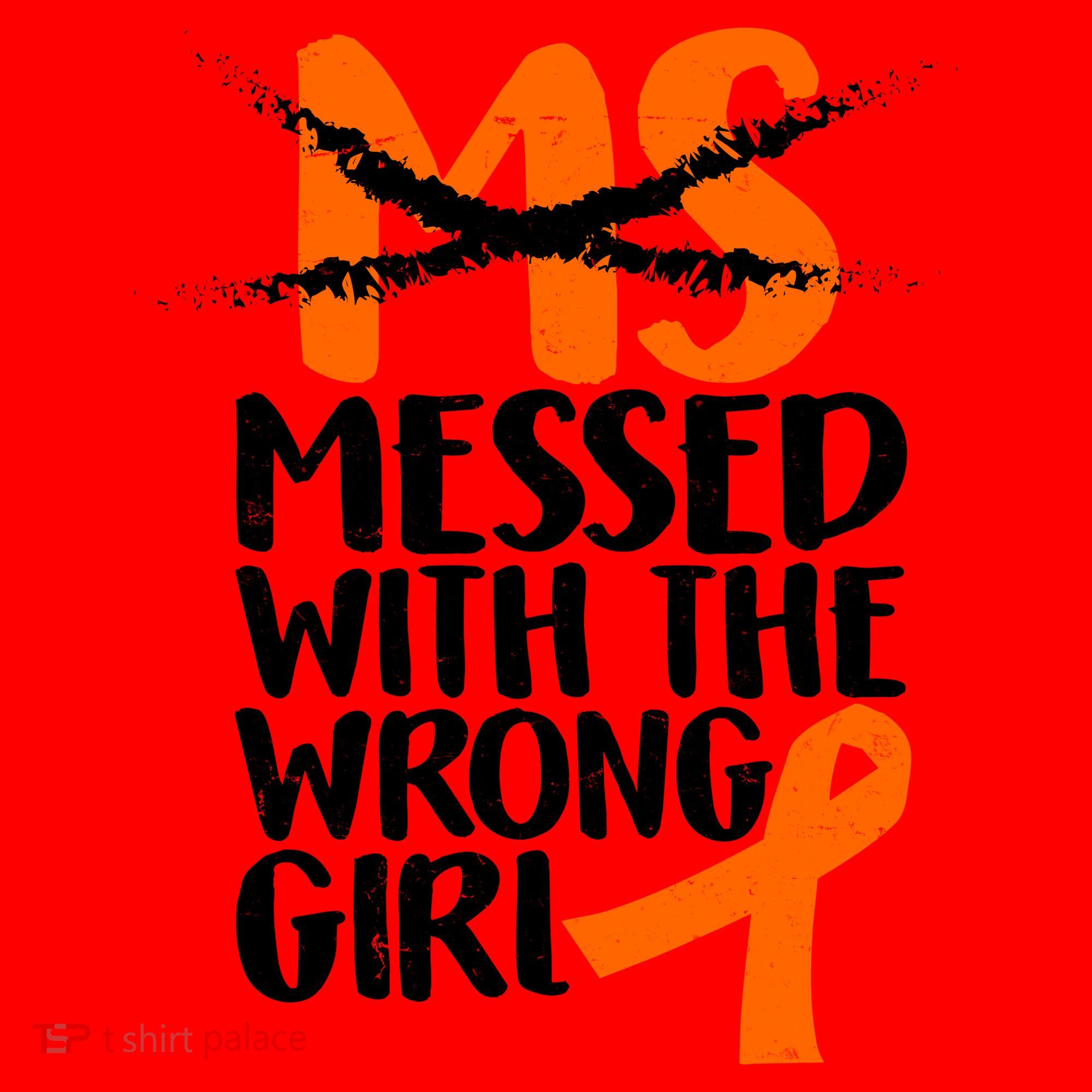 MS Multiple Sclerosis Messed With The Wrong Chick Santa Hat