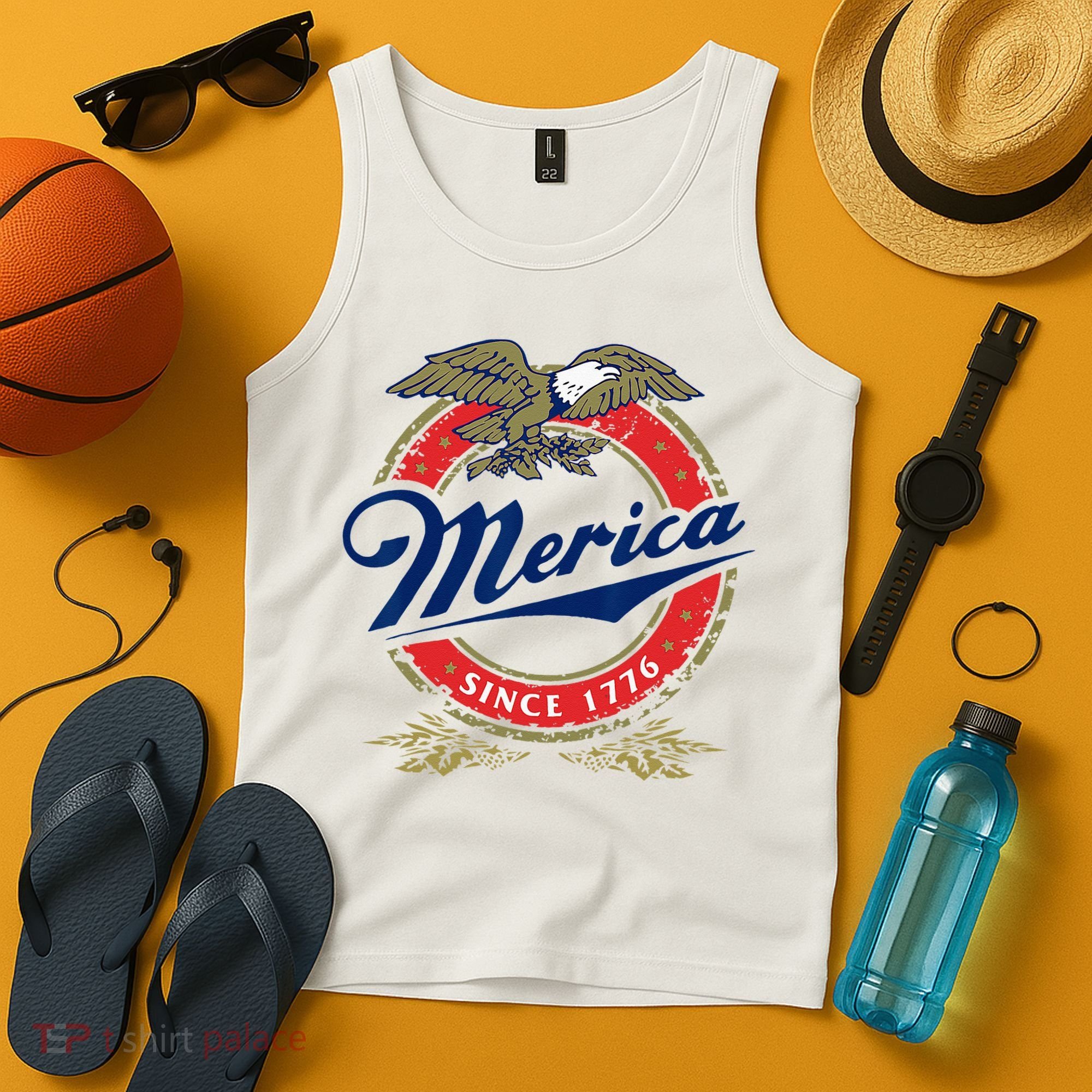 Merica Since 1776 Funny 4th Of July Merica Since 1776 Tank Top