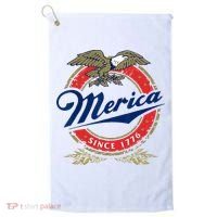 Merica Since 1776 Funny 4th Of July Merica Since 1776 Golf Towel thumb 0