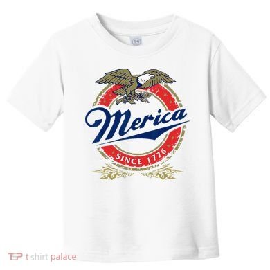 Merica Since 1776 Funny 4th Of July Merica Since 1776 Toddler T-Shirt