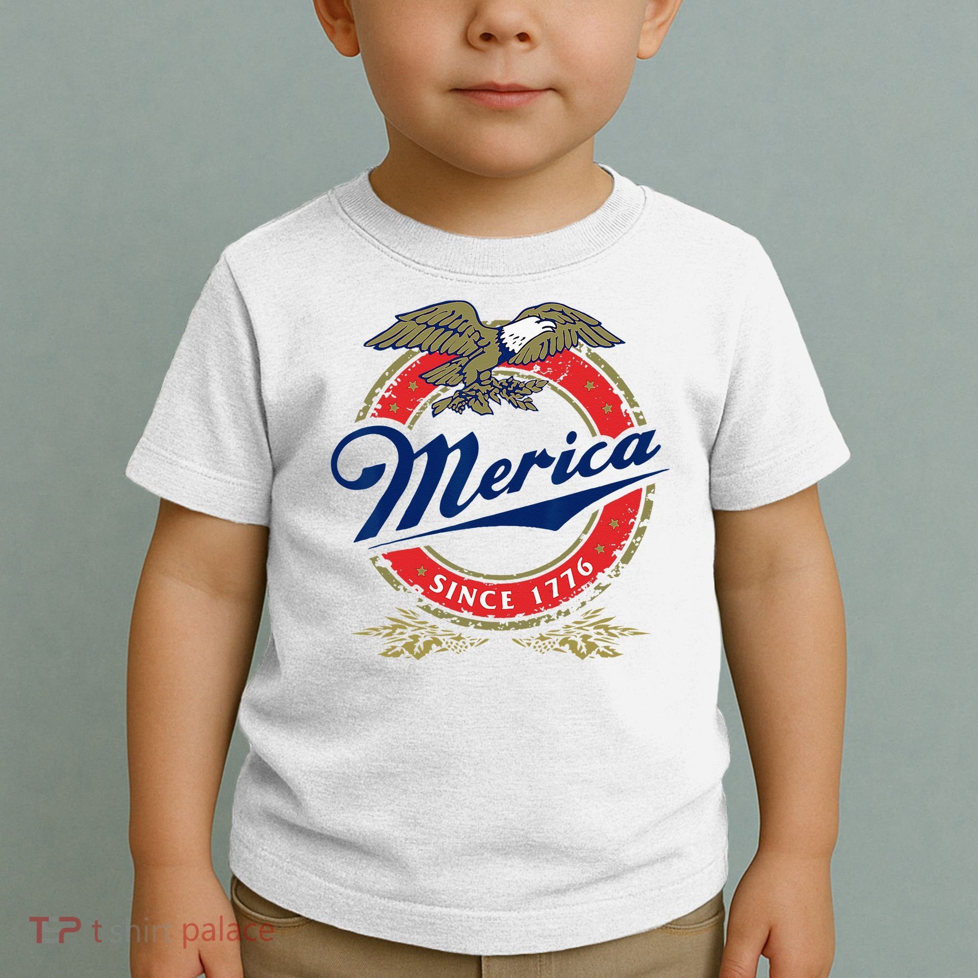 Merica Since 1776 Funny 4th Of July Merica Since 1776 Toddler T-Shirt