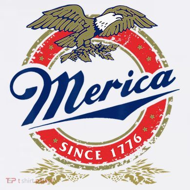 Merica Since 1776 Funny 4th Of July Merica Since 1776 Cropped Pullover Crew