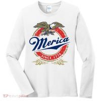 Merica Since 1776 Funny 4th Of July Merica Since 1776 Women's Long Sleeve Shirt thumb 0
