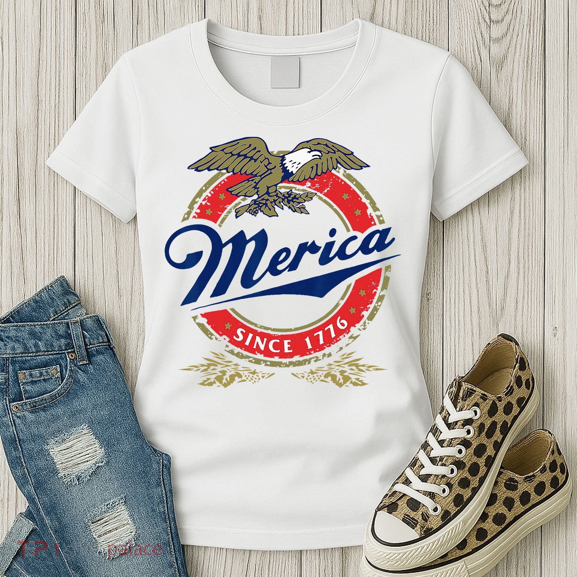 Merica Since 1776 Funny 4th Of July Merica Since 1776 Women's T-Shirt